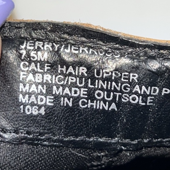 Steve Madden Womens Ankle Boots 7.5 Leopard Print Jerry Calf Hair Pull On Boots - Picture 9 of 10